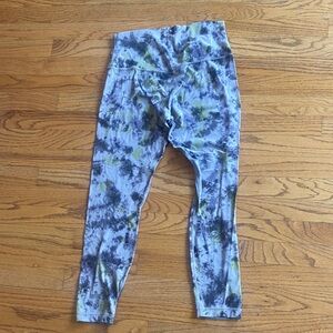 Lululemon Align High-Rise Pant 25" Radial Tie Dye Mauve Grey Multi Size 8